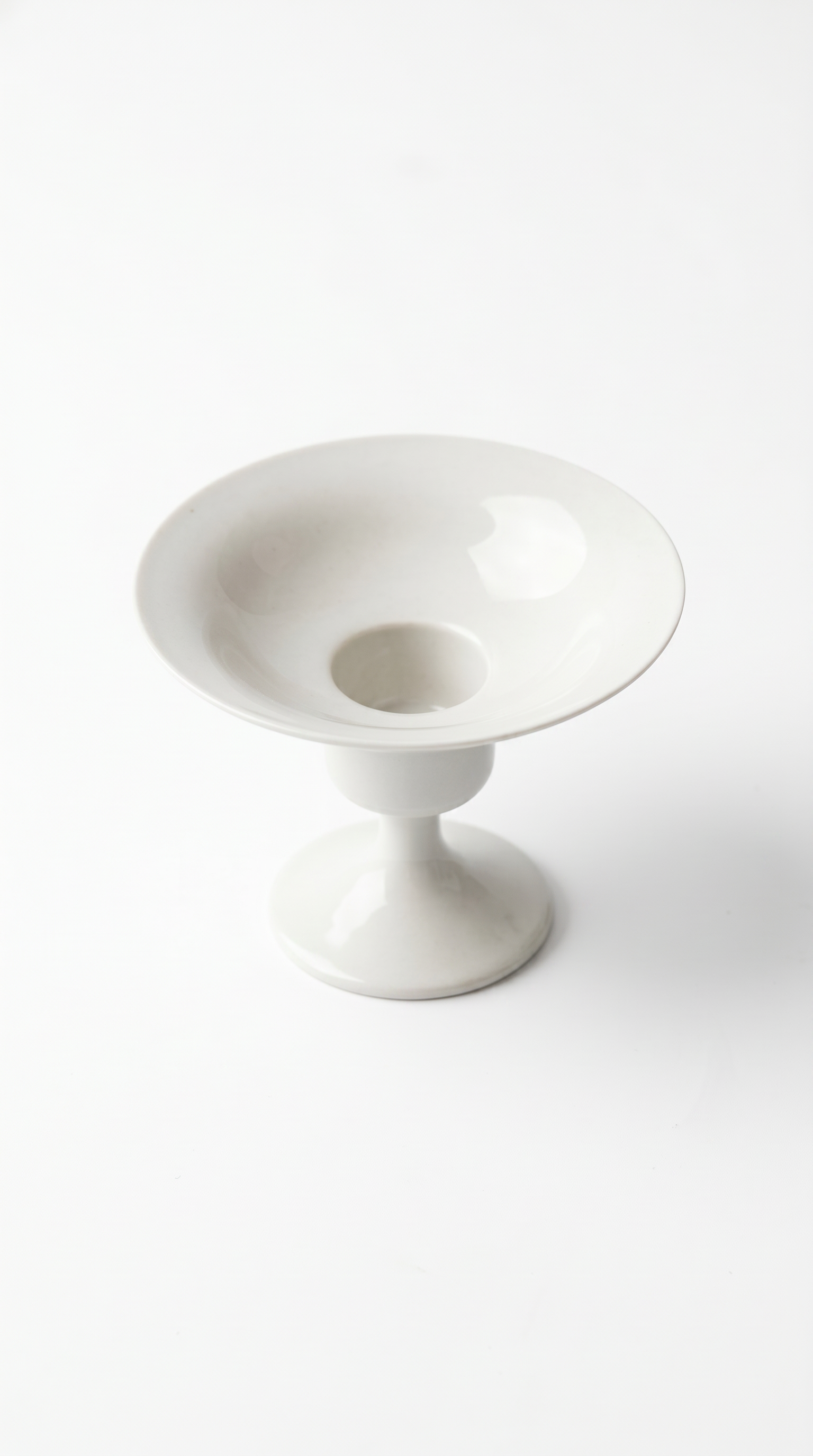 Ceramic Incense Holder - White Glaze